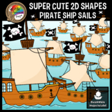 Pirates Clipart | 2D Shapes | Pirate Ship Sails