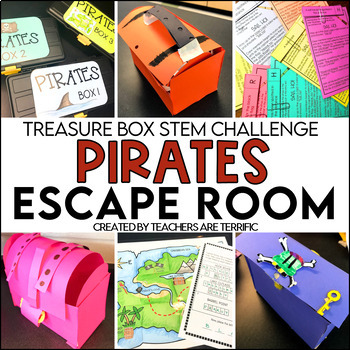 Preview of Pirates Escape Room Engaging Upper Elementary Activity