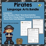 Pirates Activities Language Arts Read Aloud Bundle and Pir
