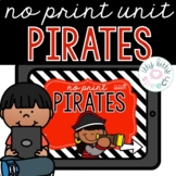 Pirates | No Print Preschool Language Unit for Speech Therapy