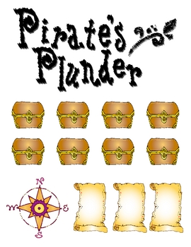 Preview of Pirates Plunder Game- Clipart