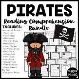 Pirates Reading Comprehension Worksheet Bundle Golden Age 