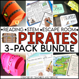 Pirates Reading and Escape Room Bundle