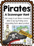Pirates - Scavenger Hunt Activity and KEY