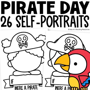 Preview of Pirate Day Pirates Crafts | Pirate Self-Portraits