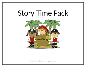 Preview of Pirates Story Time Printables