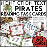 Pirates Task Cards Nonfiction Reading Task Cards