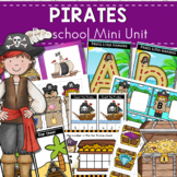 Pirates Themed Preschool Math and Literacy Centers