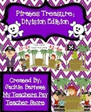 Pirates Treasure Math Game-Division CCSS Aligned