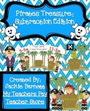 Pirates Treasure Math Game-Subtraction CCSS Aligned
