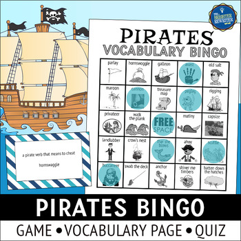 Preview of Pirates Vocabulary Bingo Game