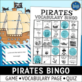 Pirates Vocabulary Bingo Game