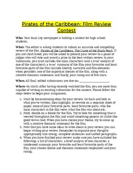 writing about film review