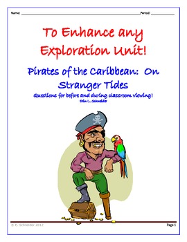 Preview of Pirates of the Caribbean: On Stranger Tides (Movie Qs for before and during)
