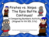 Pirates vs. Ninjas - A Comparing Numbers Game