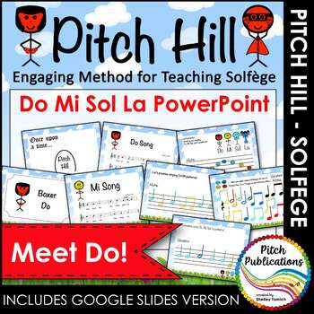 Preview of Pitch Hill Introduce Do POWERPOINT Practice Do Mi Sol La
