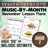 Pitch Melody High Do Melodic Ostinato Lesson Plans - Grade