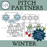 Pitch Partners: Matching Activity & Classroom Decor - Winter