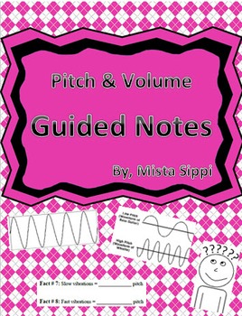 Preview of Pitch and Volume Guided Notes
