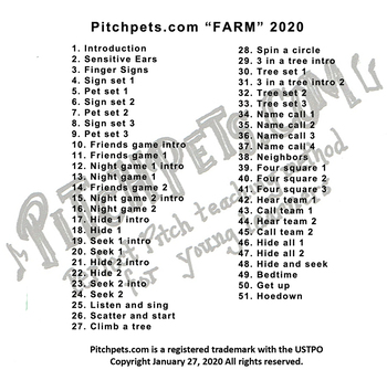 Preview of Pitchpets FARM CD Booklet