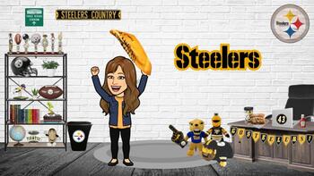 Pittsburgh Steelers Virtual Classroom / Office by Meridith Pettigrew