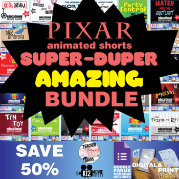 Preview of Pixar Short Video Guide Super-Duper AMAZING Bundle SAVE 50% | 30 PACK