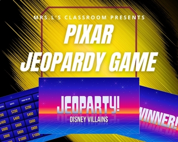 Preview of Pixar "Jeoparty" Trivia Game