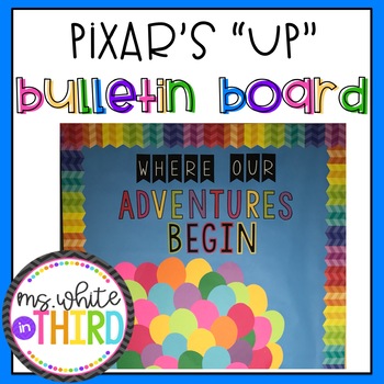 Preview of Pixar's Up Bulletin Board & Door Decor Letters