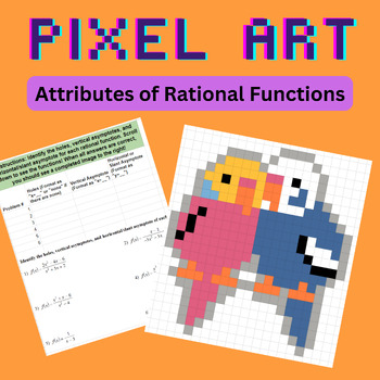 Preview of Pixel Art - Attributes of Rational Functions