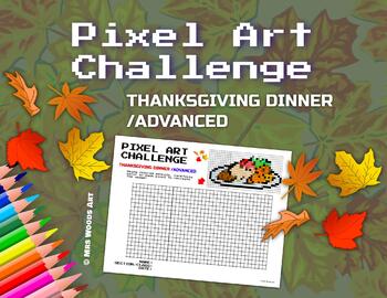 Preview of Pixel Art Challenge: Thanksgiving Dinner