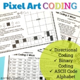 Pixel Art Coding - 3 Unplugged Computer Science Lessons