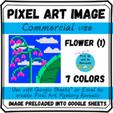 Pixel Art Commercial Use Images | Flower 1 | For Google Sh