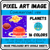 Pixel Art Commercial Use Images | Planets | For Google She