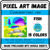 Pixel Art Commercial Use Images | Sea Fish | For Google Sh