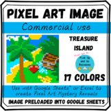 Pixel Art Commercial Use Images | Treasure Island | For Go