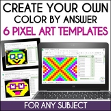 Pixel Art Templates | Create Color by Answer Mystery Pictu