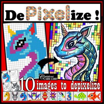 Preview of Pixel Art - Depixelize !  Visual Art