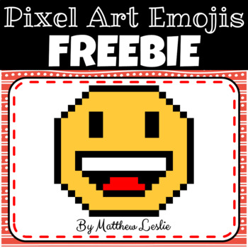 Preview of Pixel Art Emojis Freebie