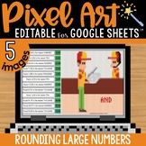 Pixel Art Google Sheets | Rounding Large Numbers to Neares
