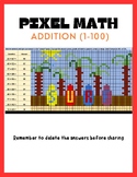 Pixel Art Math-- Addition (1-100)