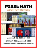 Pixel Art Math-- Addition Bundle