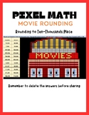 Pixel Art Math-- Round To Nearest Ten-Thousands Place-- MOVIES