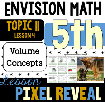 Preview of Pixel Art for EnVision 11-4: Solve Word Problems Using Volume (5.MD.C.5c)