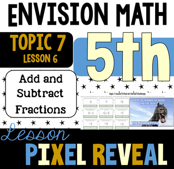 Preview of Pixel Art for EnVision 7.6 - Estimate Mixed Numbers (5.NF.A.2)