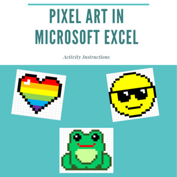 Preview of Pixel Art in Microsoft Excel/Google Sheets