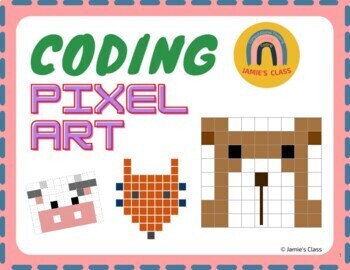 Pixel Coding [Animals] - Follow Coordinate information to code your ...