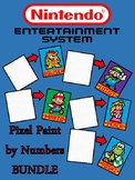 Pixel Color by Number - NINTENDO Mario Brothers 5in1 BUNDL