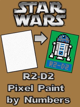 CreArt CreArt Paint by Numbers Star Wars R2D2