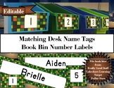 Pixelated Desk Name Tags and Book Bin Labels