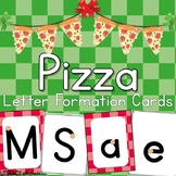 Pizza Alphabet & Handwriting Cards {Perfect for RtI, & int